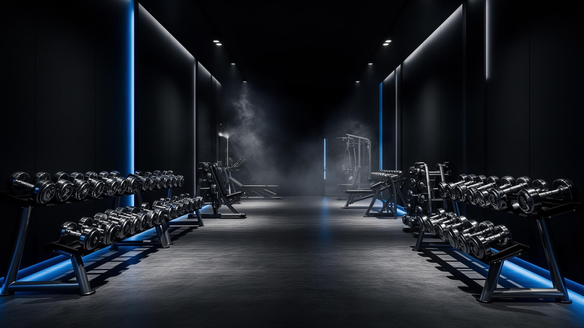 LEVEL UP elite fitness club training floor